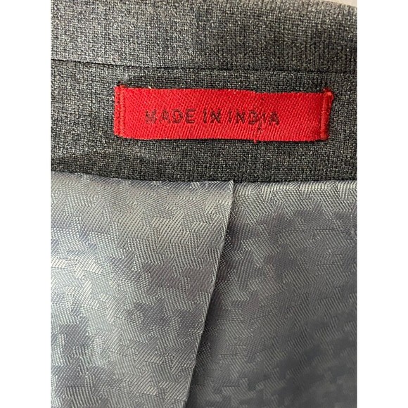John Varvatos Wool Blazer Mens Size 40R Gray Sports Suit Jacket Notch Career - Picture 11 of 16